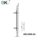 EKOO frameless stainless steel glass baluster railing