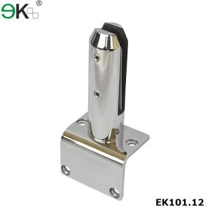 stainless steel round side mount glass spigot