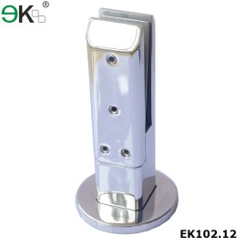 stainless steel glass clamp spigot square deck mounting