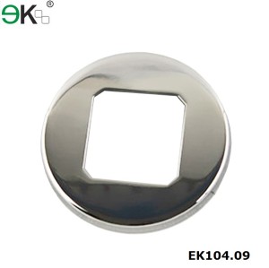 stainless steel round cover for square post