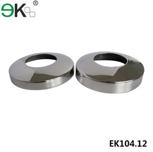 stainless steel arc cover plate for post