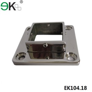 stainless steel square post base plate