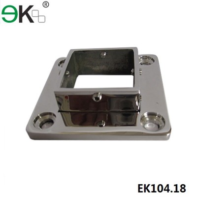 stainless steel square post base plate
