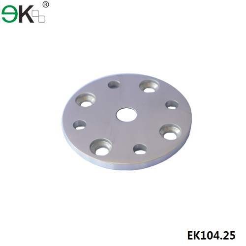 stainless steel adjustable spigot round base plate