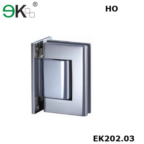 wall to glass fixing hold-open T Type hydraulic glass hinge