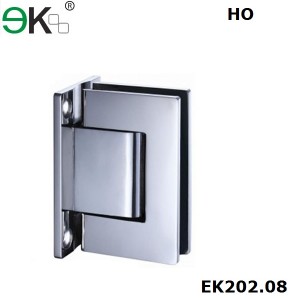 shower hinge wall to glass fixing hold-open 90 degree