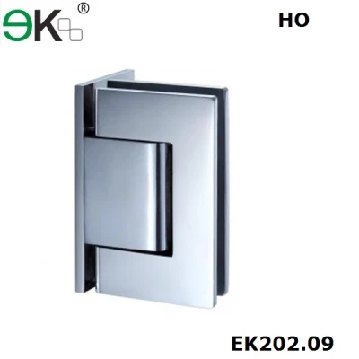 shower hinge wall to glass fixing hold-open 90 degree L type