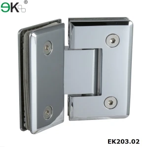 135 degree spring glass shower door hinges