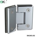 135 degree spring glass shower door hinges
