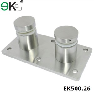 customized stainless steel 316 standoff bracket with base plate