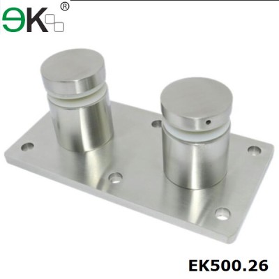 customized stainless steel 316 standoff bracket with base plate