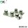 customized stainless steel 316 standoff bracket with base plate