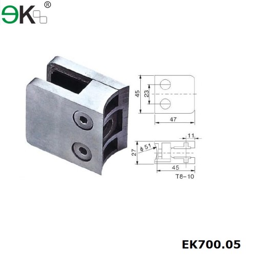 stainless steel square clamp