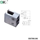 square glass fencing clamp