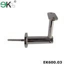 stainless steel fixed flat support wall handrail bracket