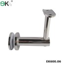stainless steel round tube glass fixed bracket