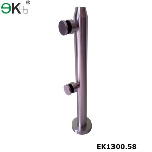 stainless steel glass railing post