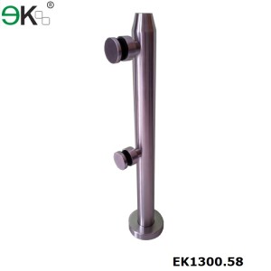 stainless steel glass railing post