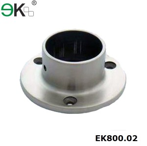 Stainless steel handrail fitting post base plate