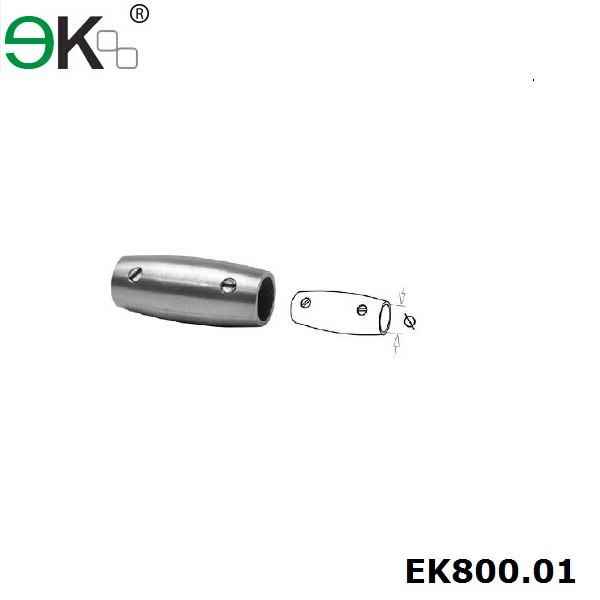Stainless steel pipe cross post tube joint connector