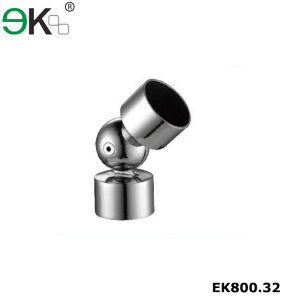 Stainless steel glass railing handrail connector tube fitting