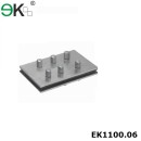 stainless steel glass fin plate for glass spider