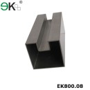 Stainless Steel Square Single Slot Tube
