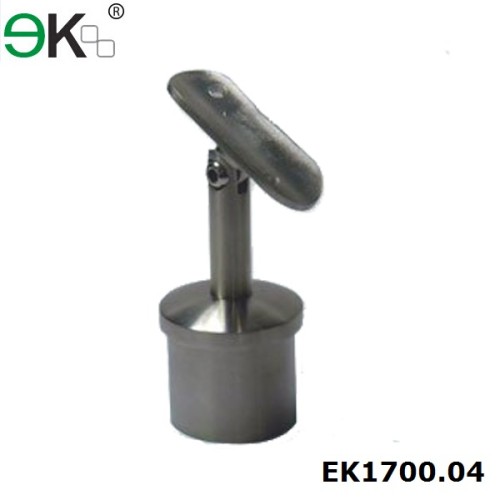 stainless steel adjustable handrail saddle support