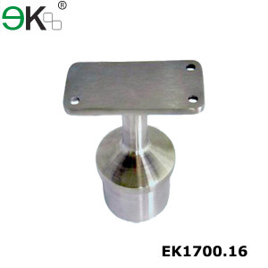 Stainless steel fixed pipe handrail support saddle bracket