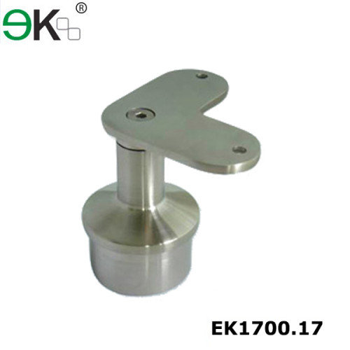 stainless steel flat 90 degree top mounted fixed stair handrail bracket