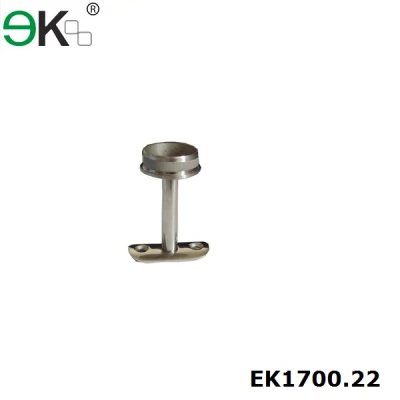 Stainless steel fixed baluster saddle support hand railing bracket
