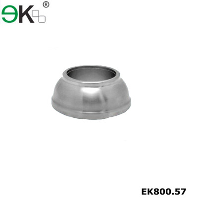 Stainless steel handrail round bowl base plate cover