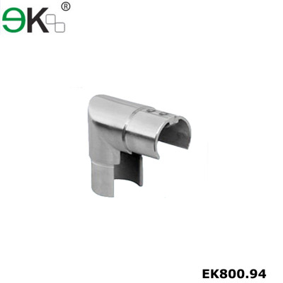 rail fitting 90 degree vertical elbow slot tube connector