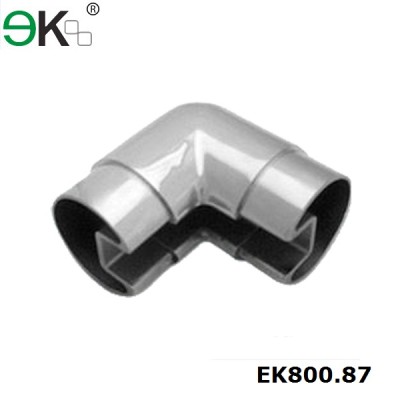 Stainless steel slot pipe handrail angle connector