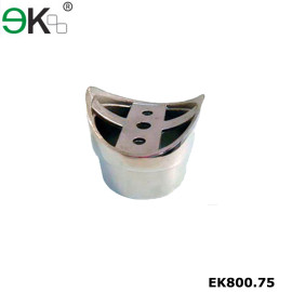 Stainless steel round tube perpendicular joiner flush fitting