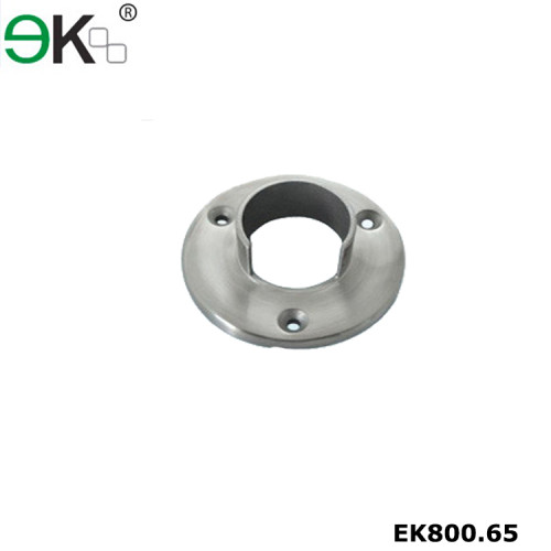 Stainless steel heavy duty railing wall pipe flange