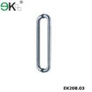 O shape stainless steel handle