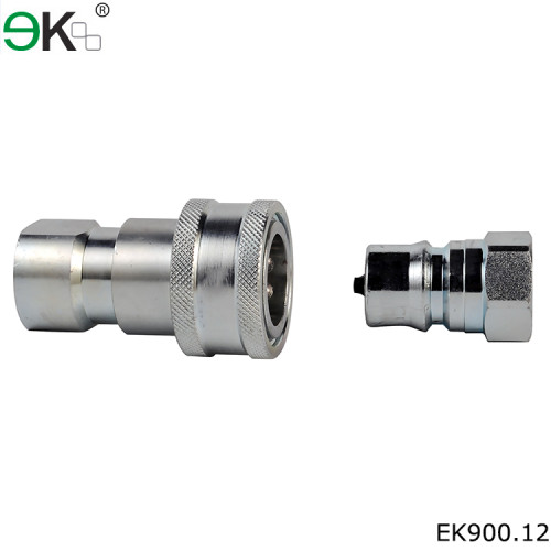 BSP ISO 7241 series B zinc plated fuel line quick connector