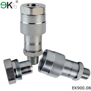 High pressure screw connected female NPT threaded rod coupling