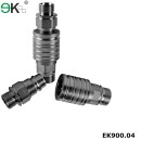 Pull-push type male/female hydraulic air quick coupler