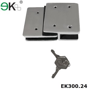 lockable two sided magnetic heavy duty gate latch