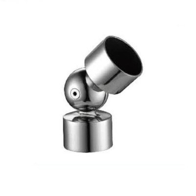 Stainless steel adjustable round elbow tube connector