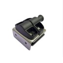 square post to glass spring loaded magnetic door latch