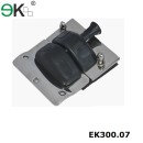 Glass to round post quick latch for bathroom door latches