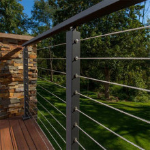 Cable Railing Soars in North America with Matte Black Doing The Magic