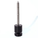 self tapping wall mount stainless steel glass standoff