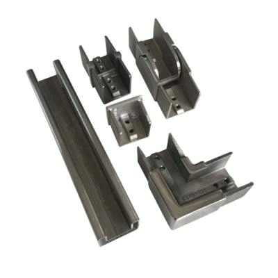 40*40 hand railing slot tube rotational joiner connector