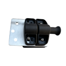 Swimming pool glass to front post gate latch