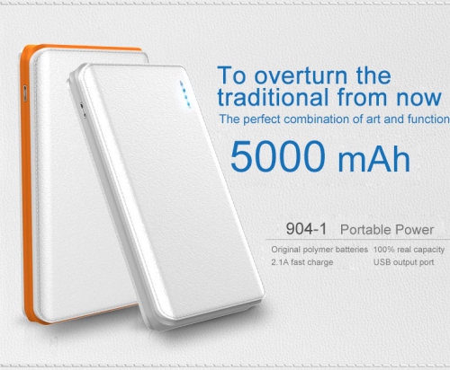 2018 hot selling High Quality 5000mAh Smart Power Bank for Mobile Phone