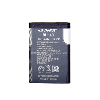 High-Quality NOKIA BL-4C 890mAh 3.7V Replacement Battery - OEM/ODM Customization Available for Global Wholesalers & Brand Partners - Perfect Fit for No Charging Issues, Bulk Orders Welcome!